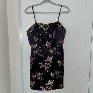 About Us Revolve Floral Mini Dress